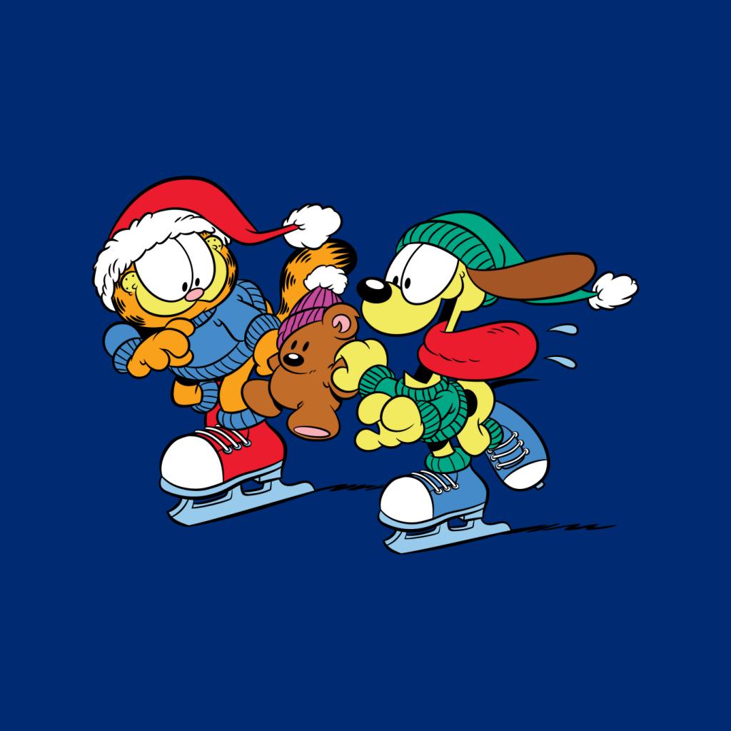 Garfield And Odie Christmas Ice Skating Women's T-Shirt product image 7