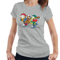 Garfield And Odie Christmas Ice Skating Women's T-Shirt product image 1