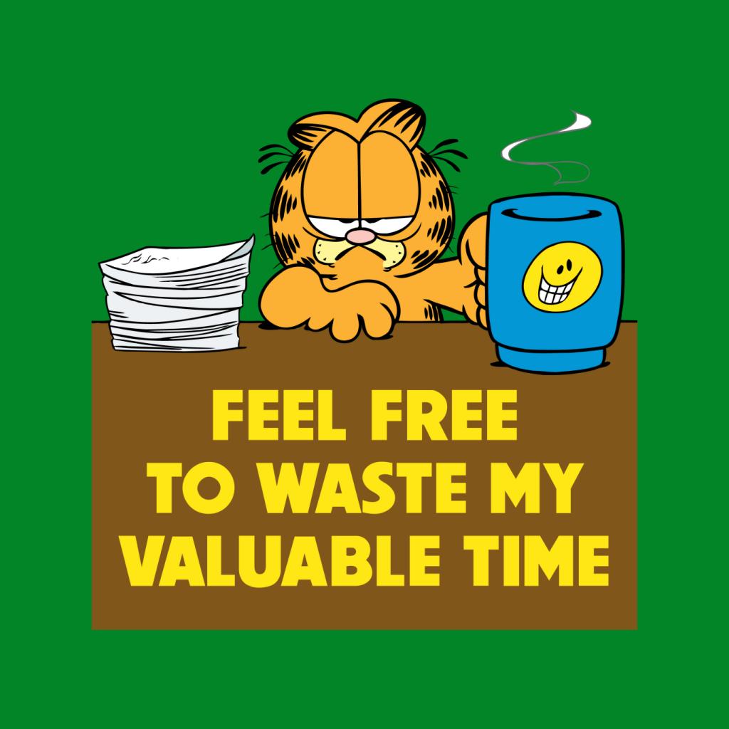 Garfield Waste My Valuable Time Women's Sweatshirt product image 7
