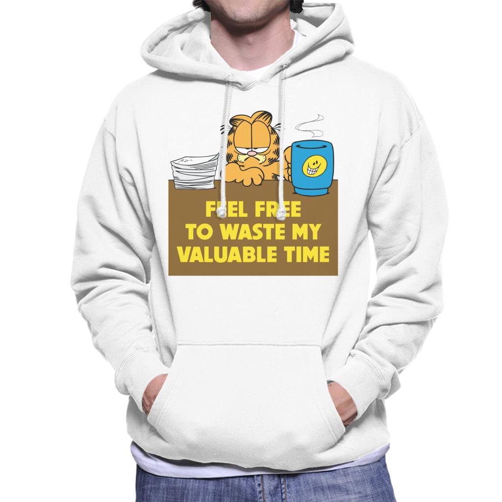 Garfield Waste My Valuable Time Men's Hooded Sweatshirt product image 4