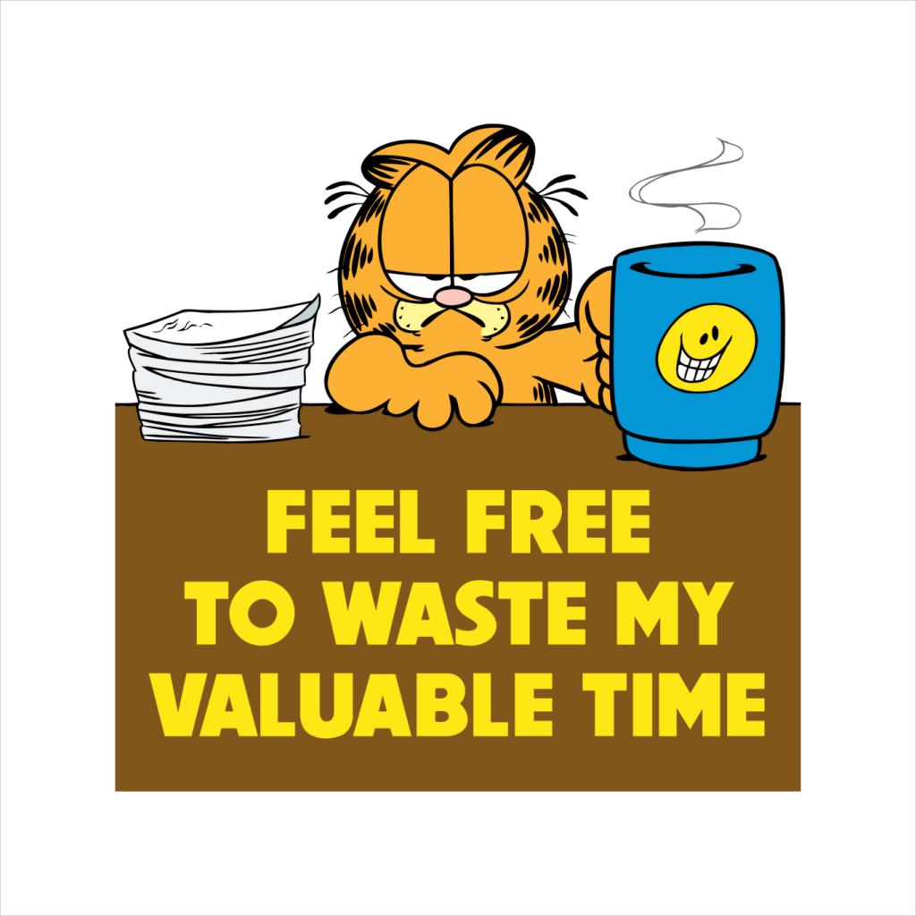 Garfield Waste My Valuable Time Men's Sweatshirt product image 5