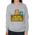 Garfield Waste My Valuable Time Women's Sweatshirt product image 1