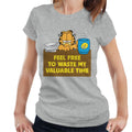 Garfield Waste My Valuable Time Women's T-Shirt product image 1