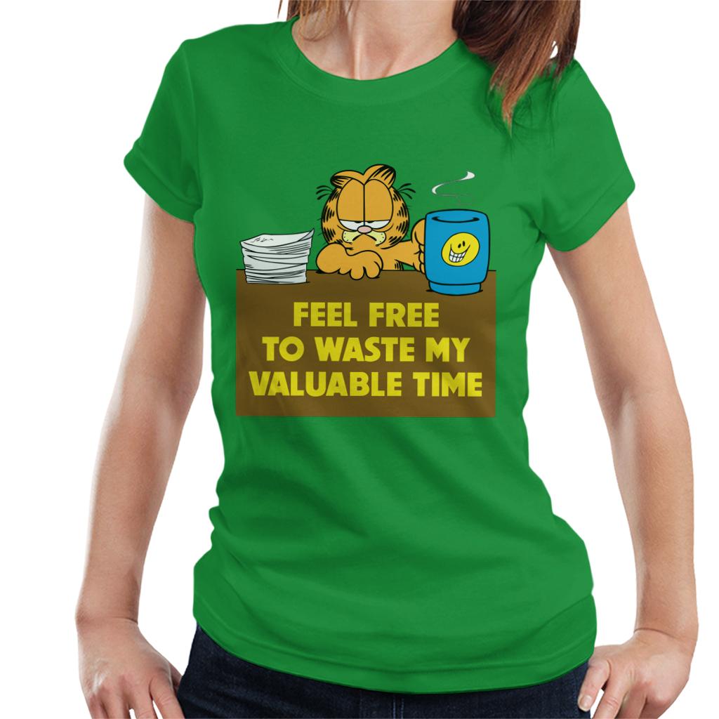 Garfield Waste My Valuable Time Women's T-Shirt product image 6