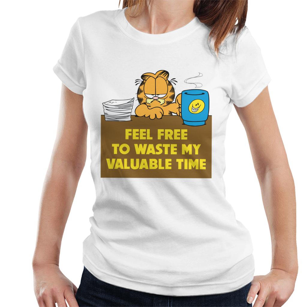 Garfield Waste My Valuable Time Women's T-Shirt product image 4