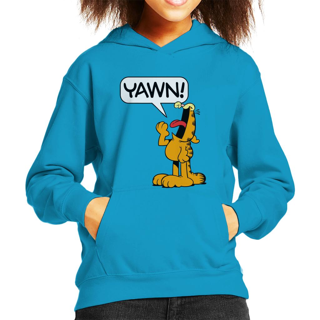 Garfield YAWN Kid's Hooded Sweatshirt product image 4