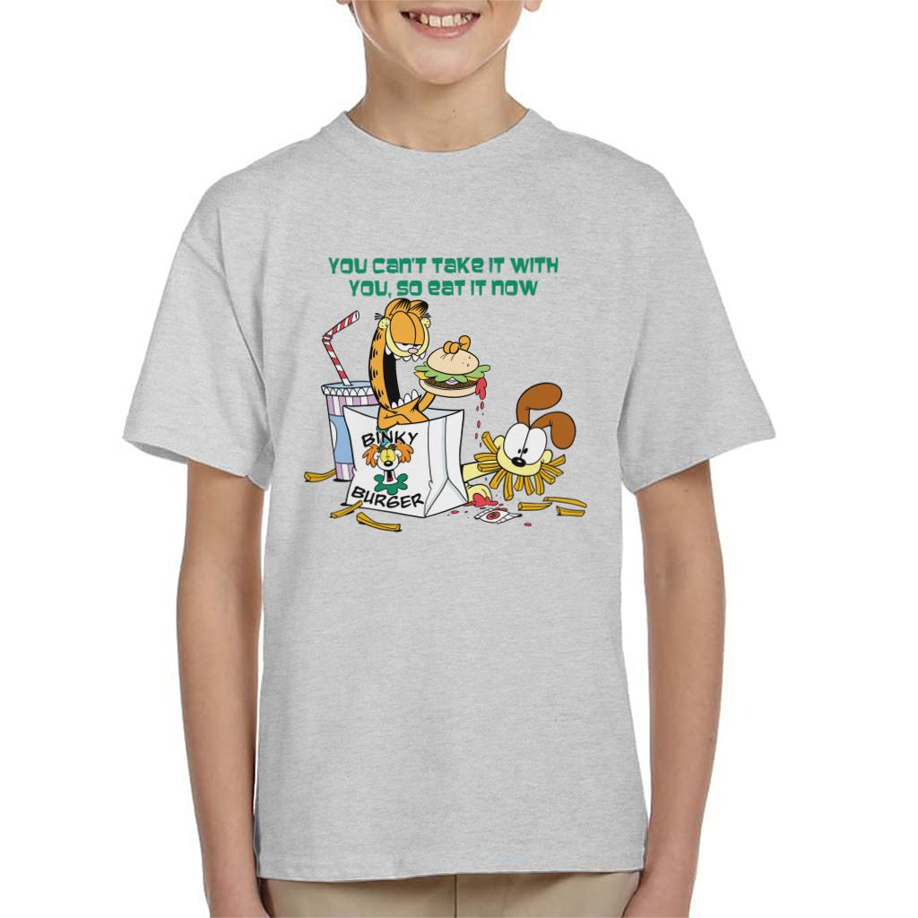 Garfield Burger Eat It Now Kid's T-Shirt product image 1