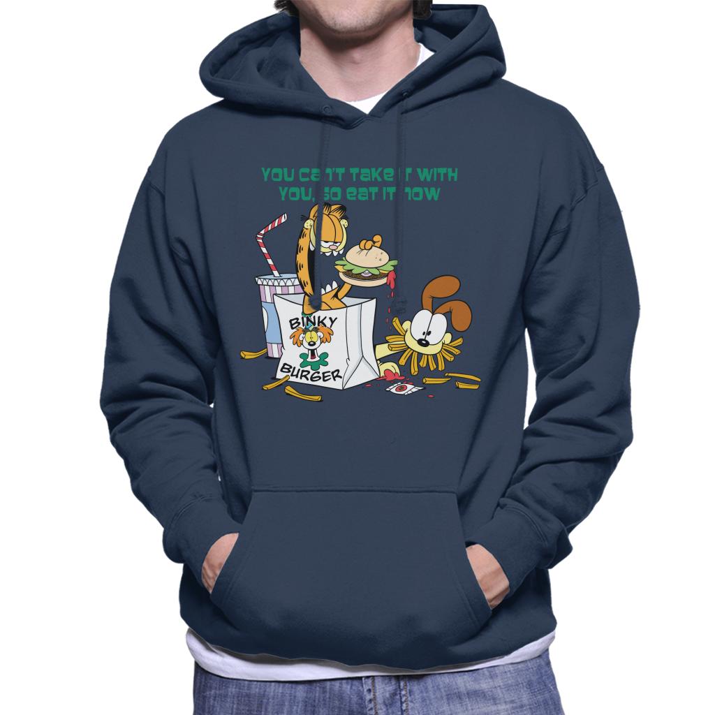 Garfield Burger Eat It Now Men's Hooded Sweatshirt product image 4