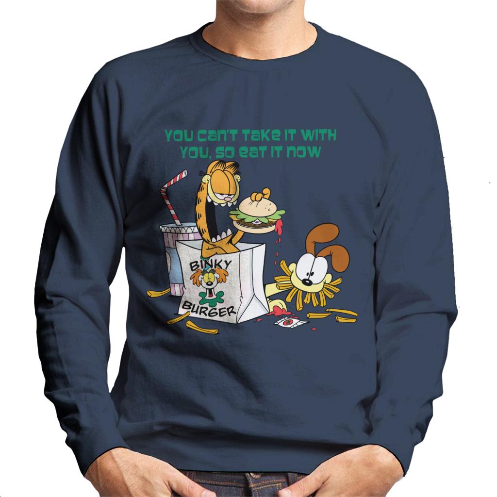 Garfield Burger Eat It Now Men's Sweatshirt product image 4