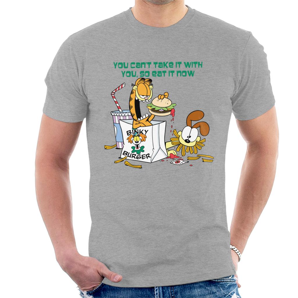 Garfield Burger Eat It Now Men's T-Shirt product image 1