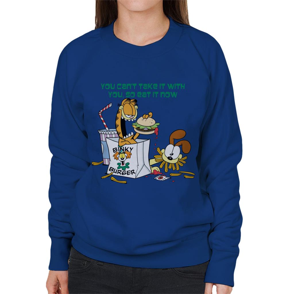 Garfield Burger Eat It Now Women's Sweatshirt product image 6