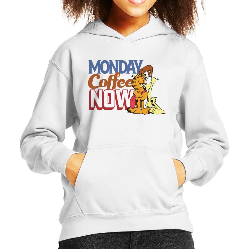 Garfield Monday Coffee Now Kid's Hooded Sweatshirt product image 6