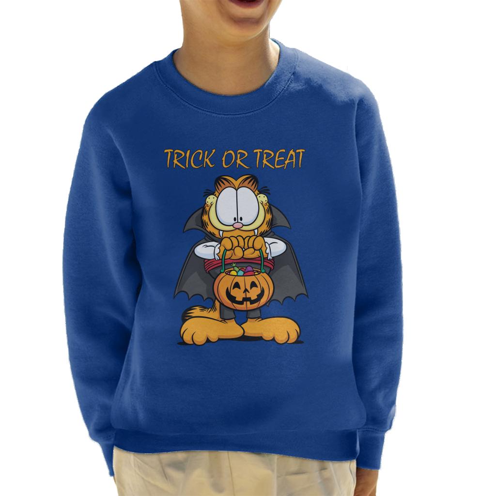 Garfield Halloween Trick Or Treat Kid's Sweatshirt product image 1