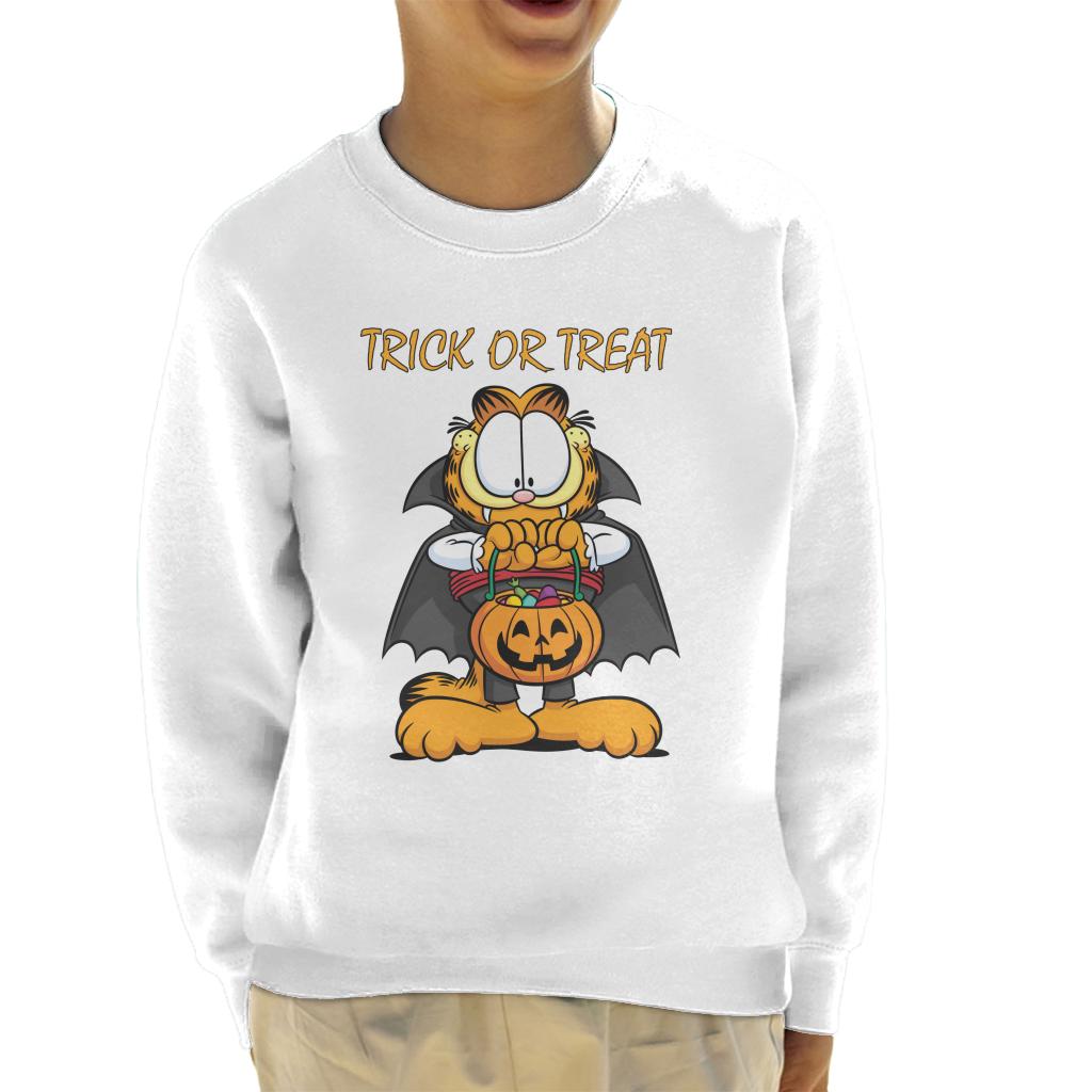Garfield Halloween Trick Or Treat Kid's Sweatshirt product image 4
