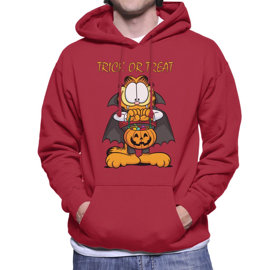 Garfield Halloween Trick Or Treat Men's Hooded Sweatshirt product image 6