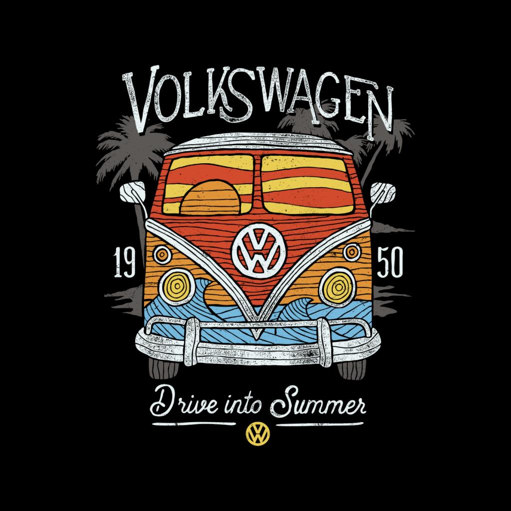 Volkswagen Beach Sunset Art Camper Women's Hooded Sweatshirt product image 2