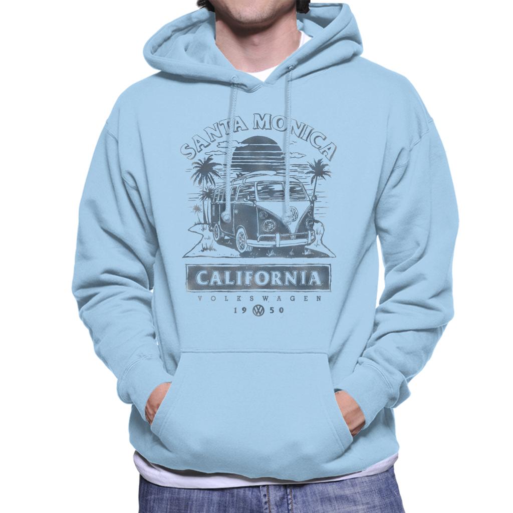 Volkswagen Santa Monica Sunset Camper Men's Hooded product image 6