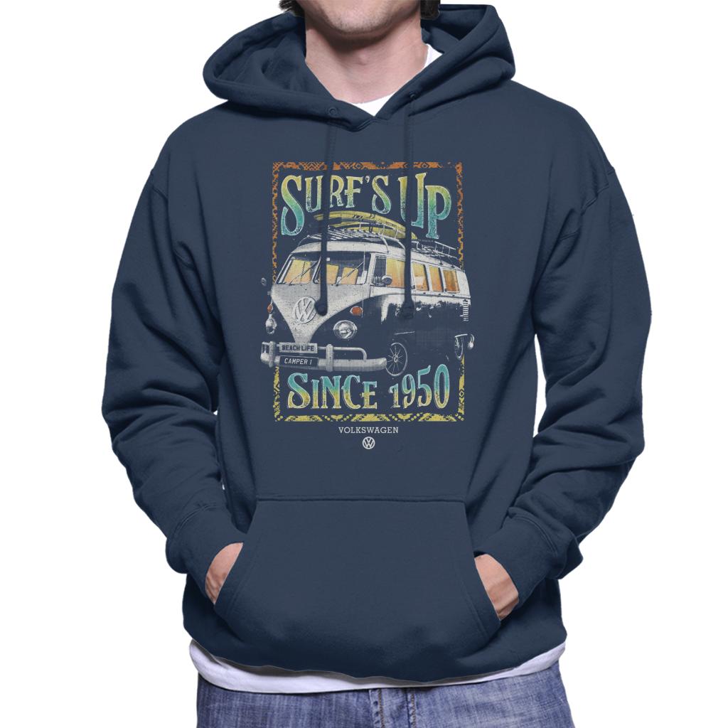 Volkswagen Surfs Up T1 Camper Men's Hooded Sweatshirt product image 4