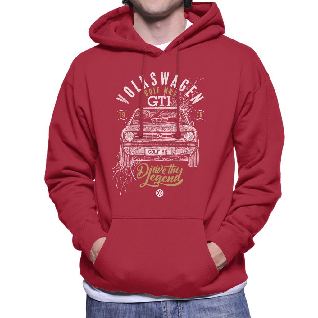 Volkswagen Golf MK1 GTI Drive The Legend Men's Hooded product image 6