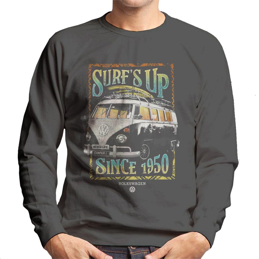 Volkswagen Camper Surfs Up Since 1950 Men's Sweatshirt product image 1
