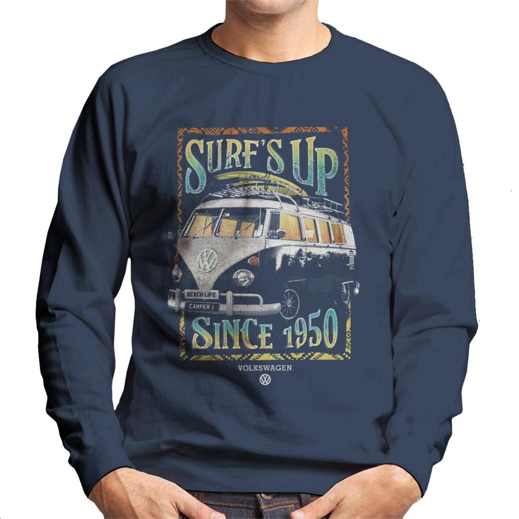 Volkswagen Camper Surfs Up Since 1950 Men's Sweatshirt product image 4