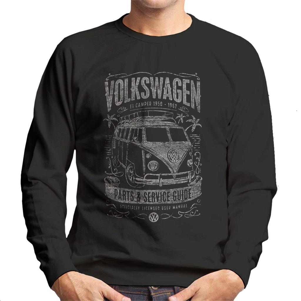 Volkswagen Parts And Service Guide Camper Men's Sweatshirt product image 1