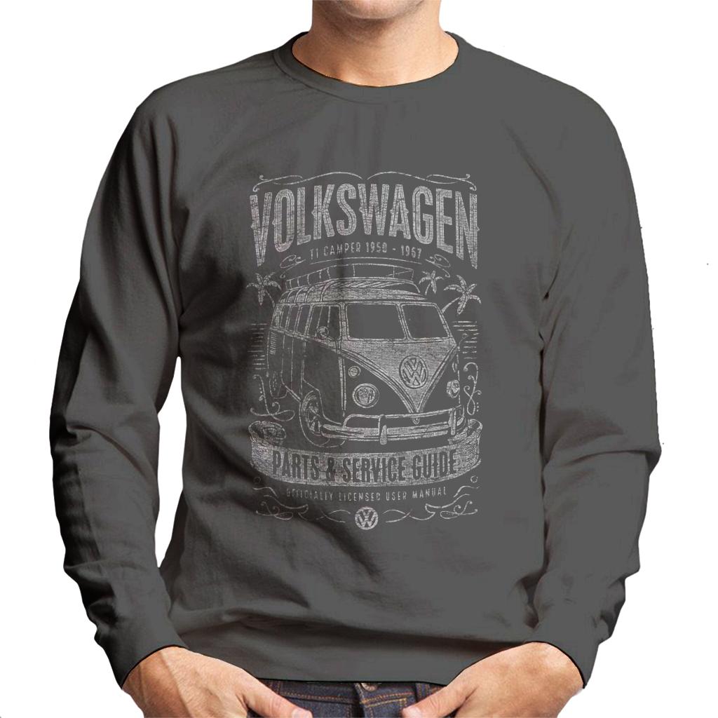 Volkswagen Parts And Service Guide Camper Men's Sweatshirt product image 4