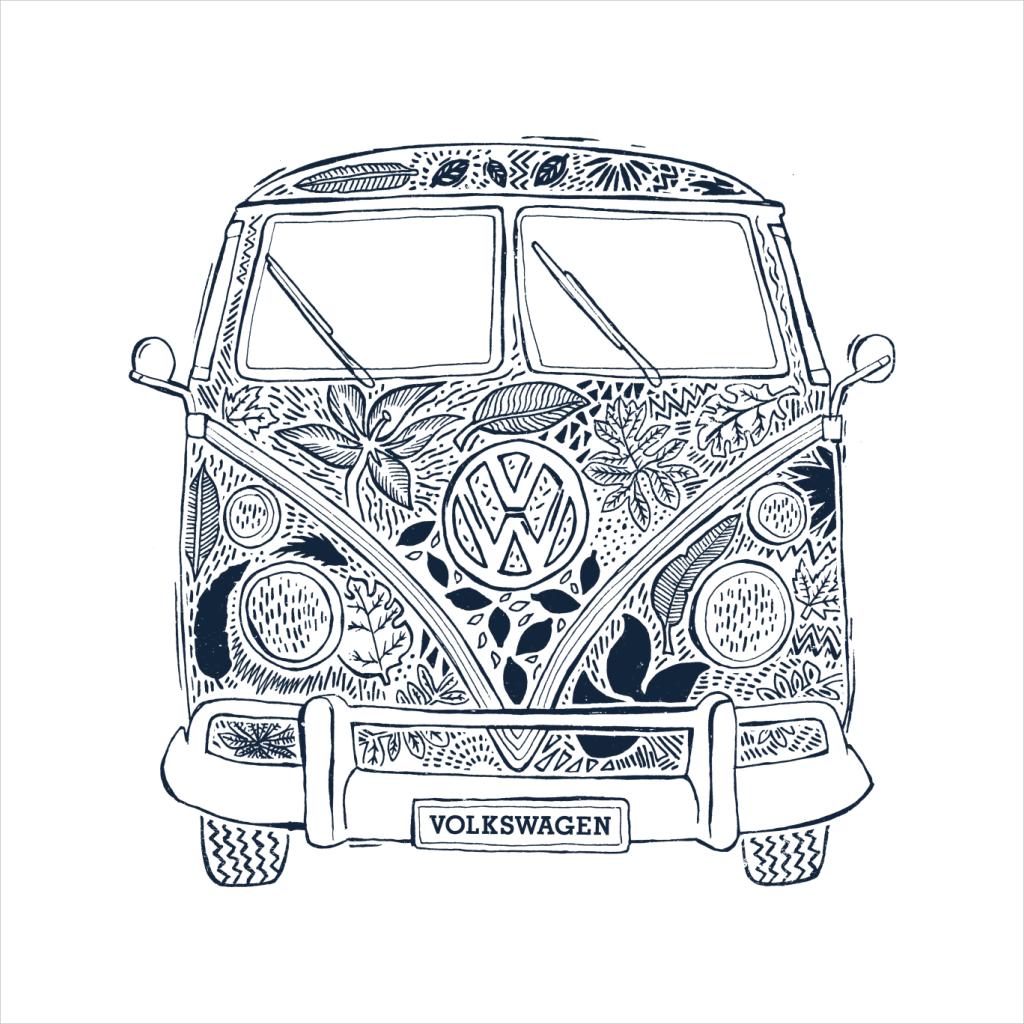 Volkswagen Camper Tropical Flower Print Men's Sweatshirt product image 2