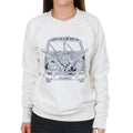 Volkswagen Camper Tropical Flower Print Women's Sweatshirt product image 1
