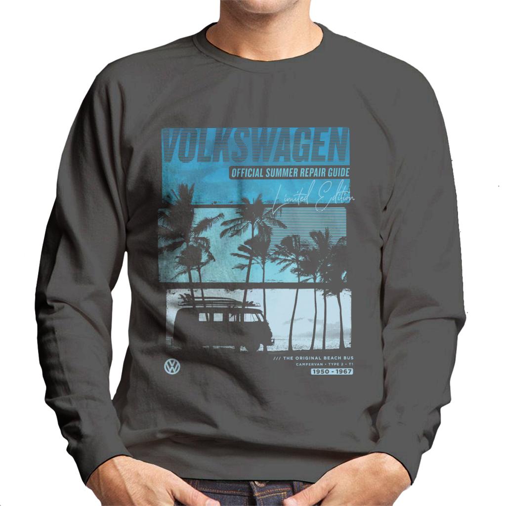 Volkswagen Summer Repair Guide Beach Bus Men's Sweatshirt product image 4