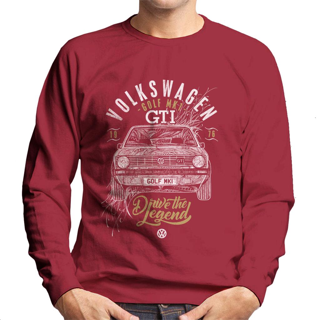 Volkswagen Drive The Legend Golf MK1 GTI Men's Sweatshirt product image 6