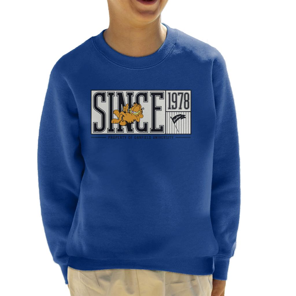 Garfield University Property Since 1978 Kid's Sweatshirt product image 4