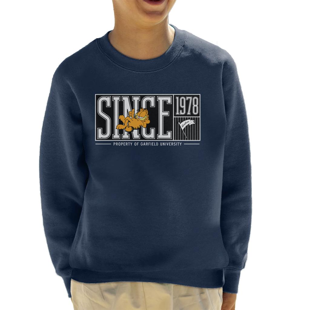 Garfield Property Of University Since 1978 Kid's Sweatshirt product image 4