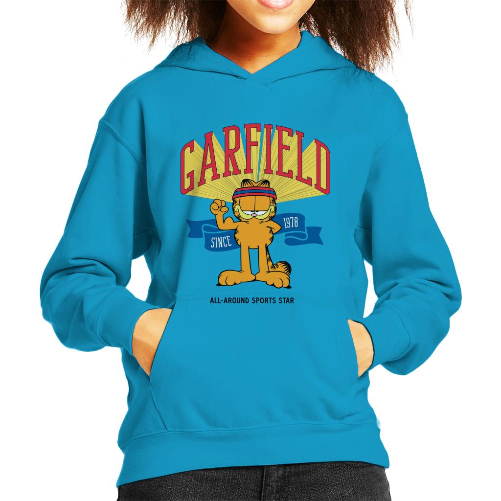 Garfield All Around Sports Star Kid's Hooded Sweatshirt product image 4