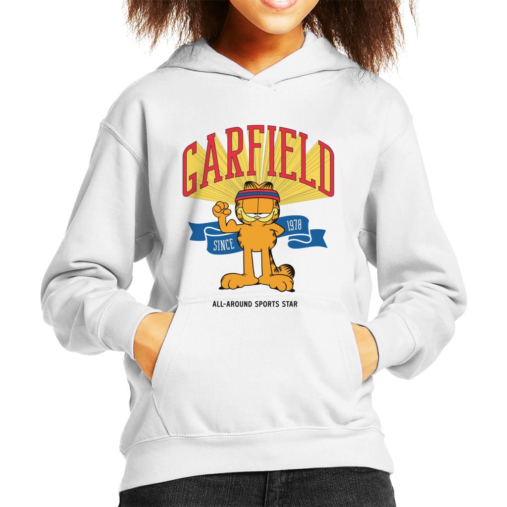 Garfield All Around Sports Star Kid's Hooded Sweatshirt product image 6