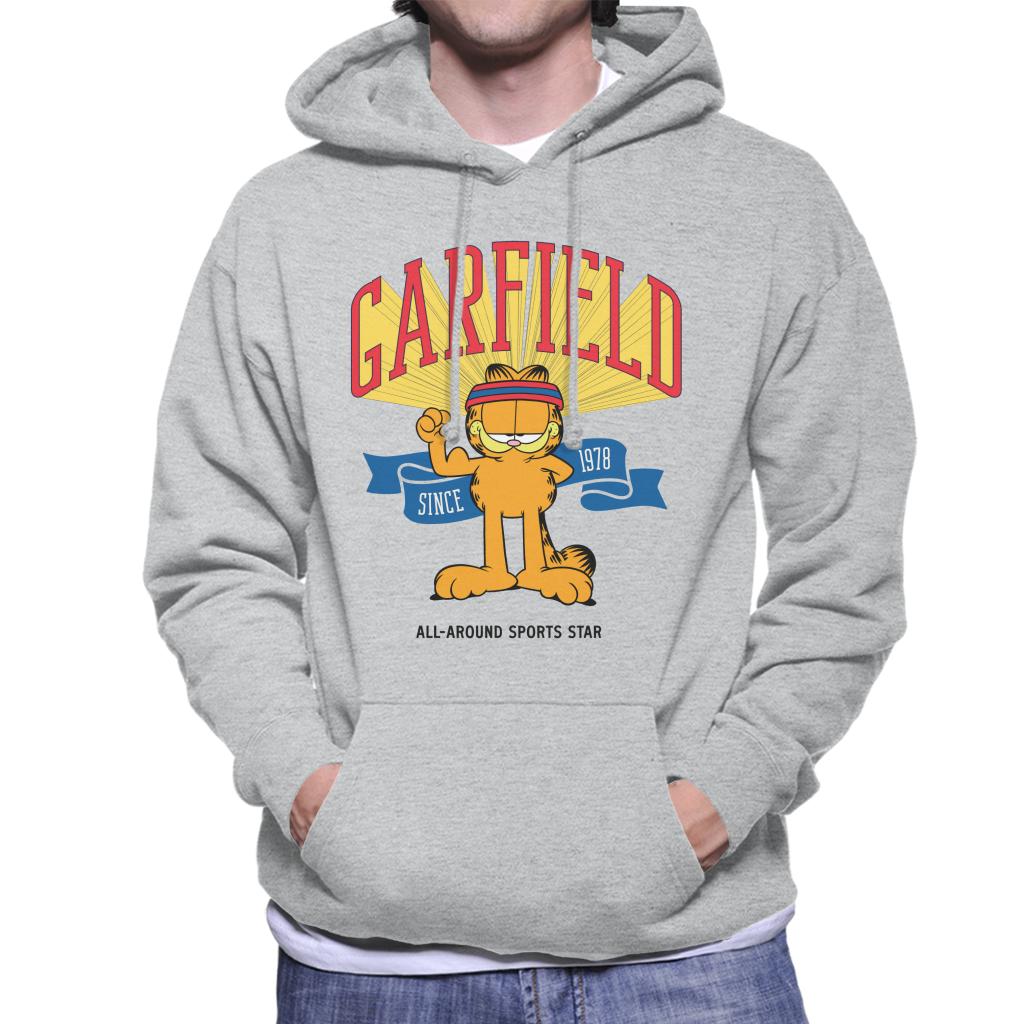 Garfield All Around Sports Star Men's Hooded Sweatshirt product image 1