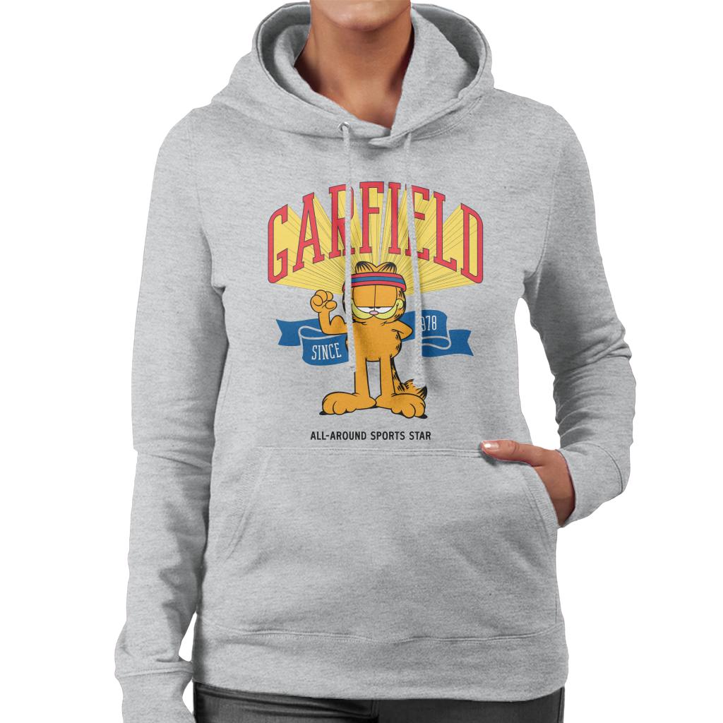 Garfield All Around Sports Star Women's Hooded Sweatshirt product image 1