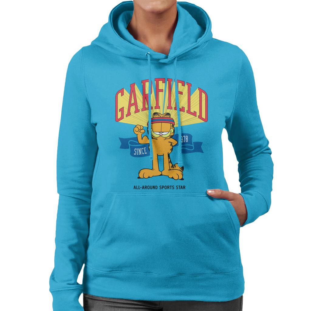 Garfield All Around Sports Star Women's Hooded Sweatshirt product image 6
