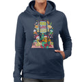 Garfield Christmas Peace Love Lasagna Women's Hooded product image 1