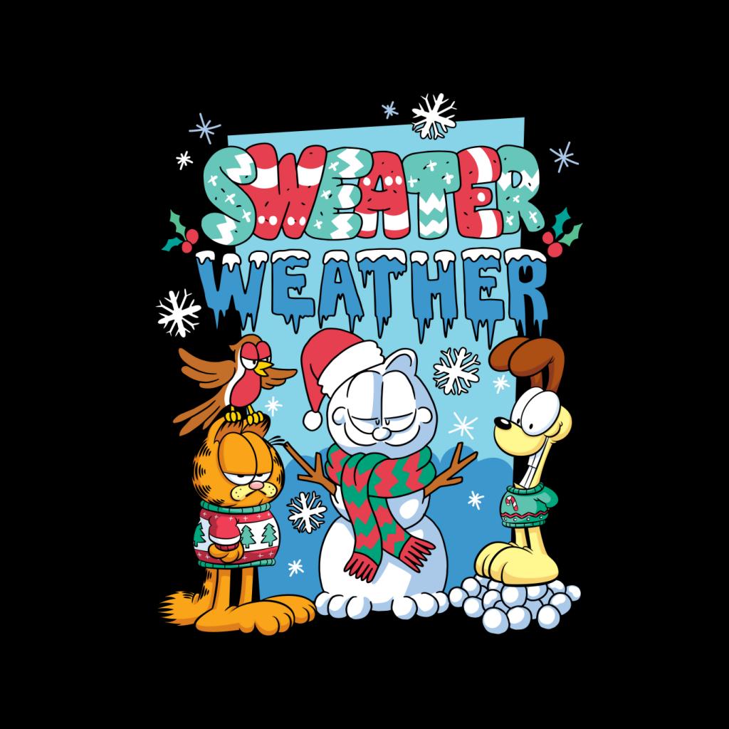 Garfield Christmas Sweater Weather Kid's T-Shirt product image 2