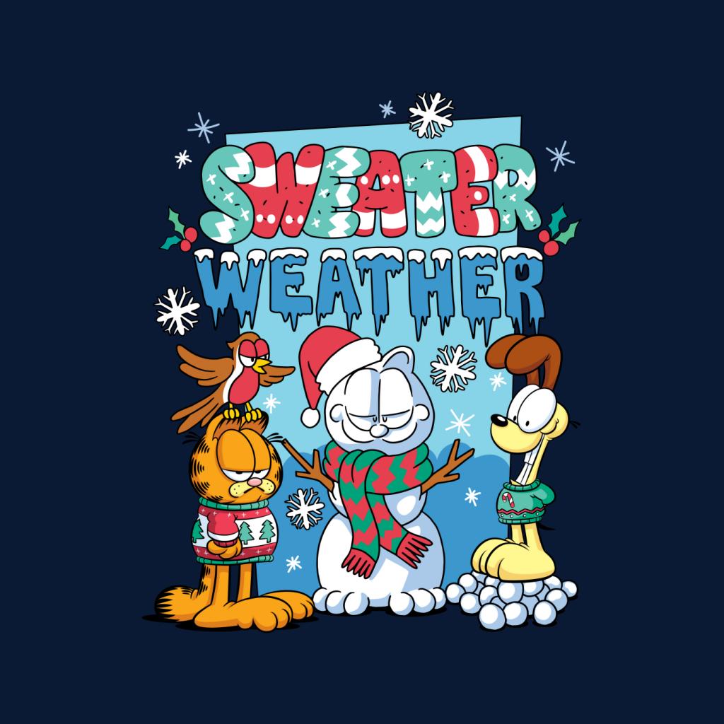 Garfield Christmas Sweater Weather Kid's T-Shirt product image 5