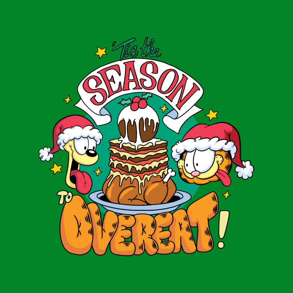 Garfield Christmas Tis The Season To Overeat Women's Hooded product image 7