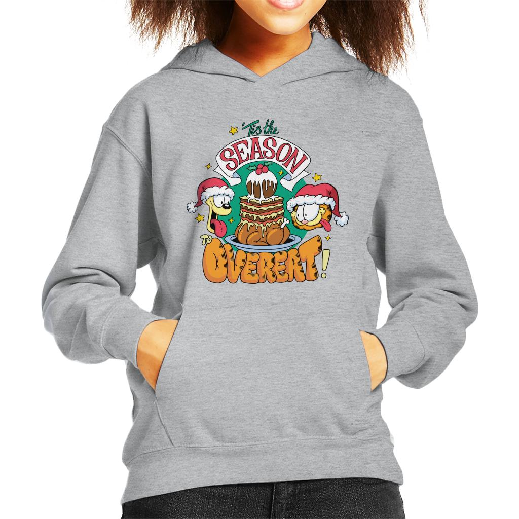 Garfield Christmas Tis The Season To Overeat Kid's Hooded product image 1
