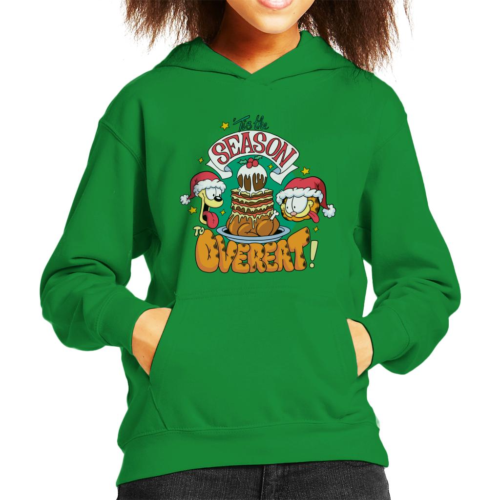 Garfield Christmas Tis The Season To Overeat Kid's Hooded product image 6