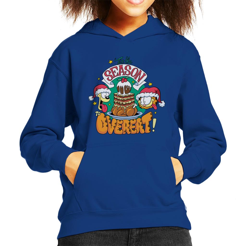 Garfield Christmas Tis The Season To Overeat Kid's Hooded product image 4