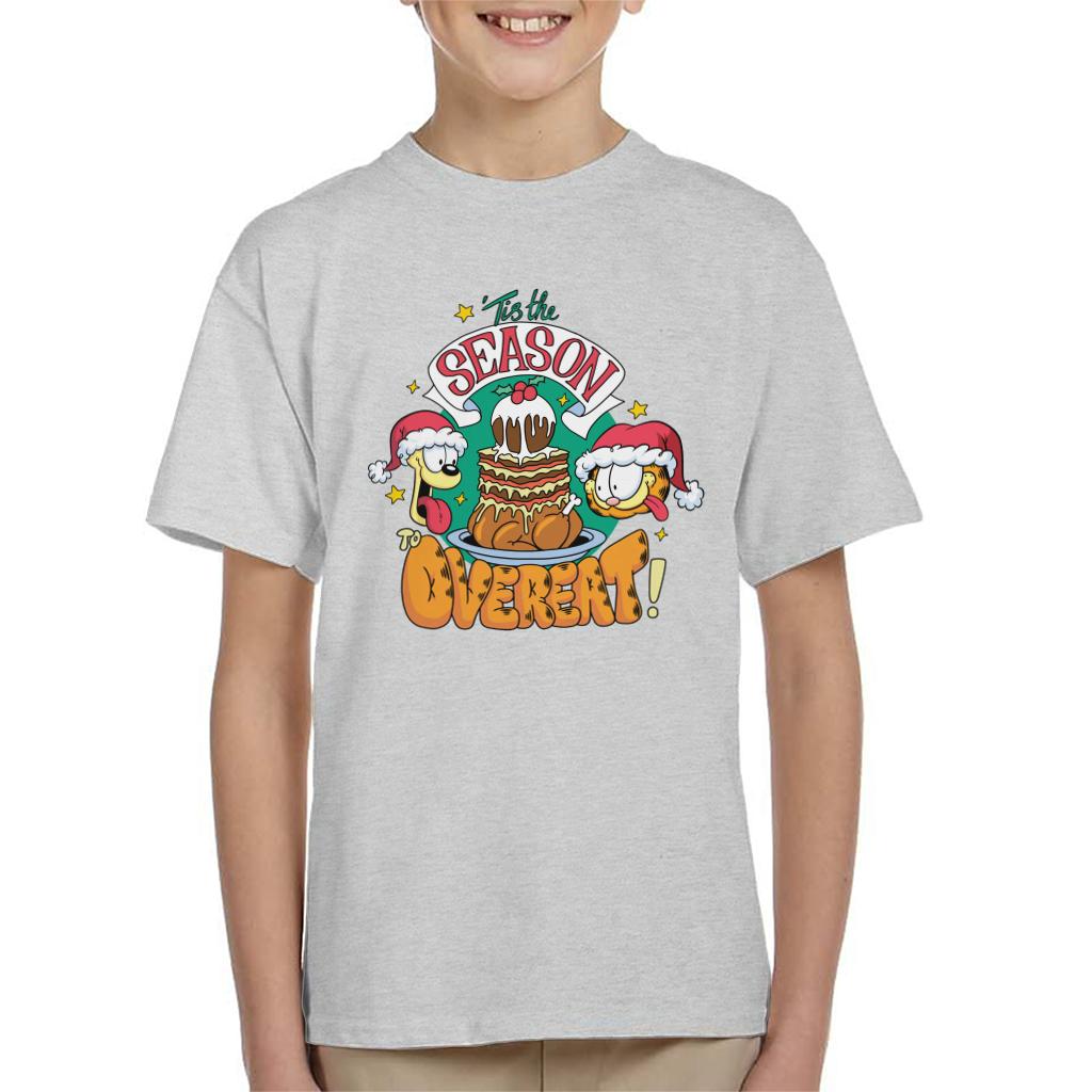 Garfield Christmas Tis The Season To Overeat Kid's T-Shirt product image 1