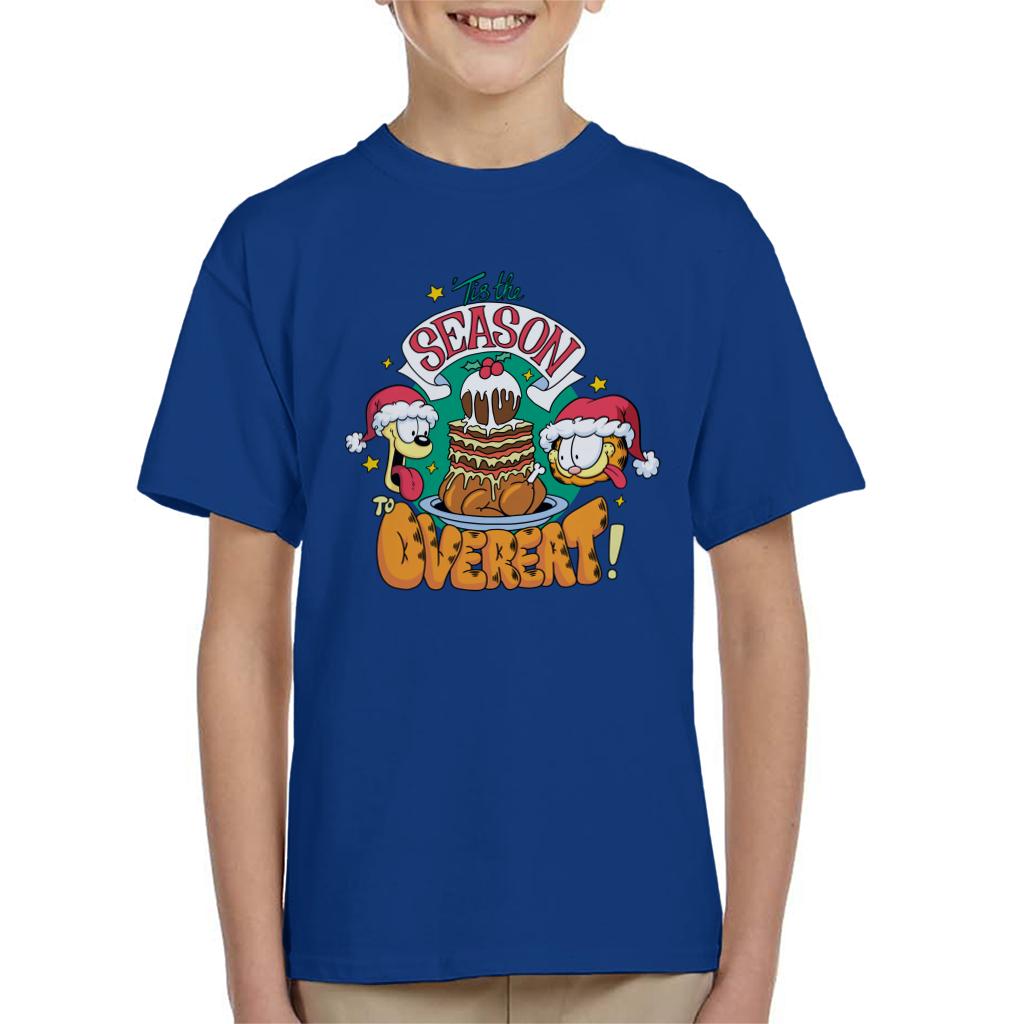 Garfield Christmas Tis The Season To Overeat Kid's T-Shirt product image 4
