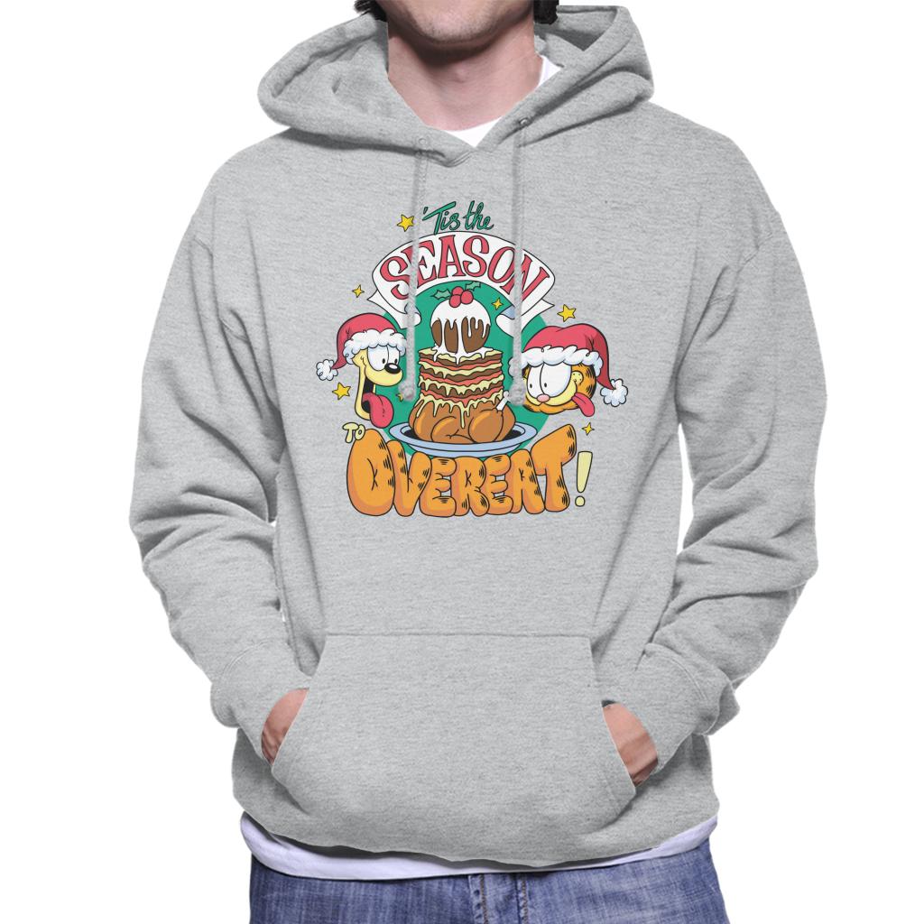 Garfield Christmas Tis The Season To Overeat Men's Hooded product image 1