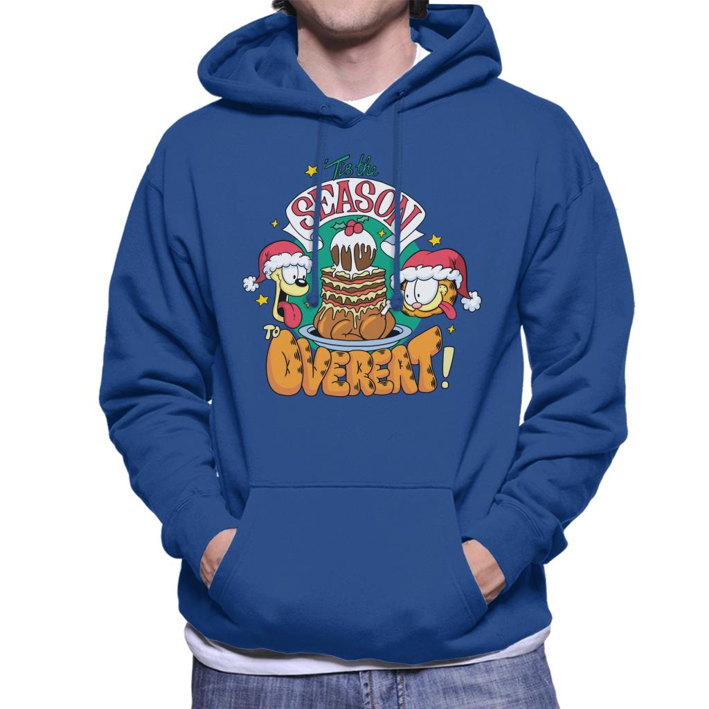 Garfield Christmas Tis The Season To Overeat Men's Hooded product image 4