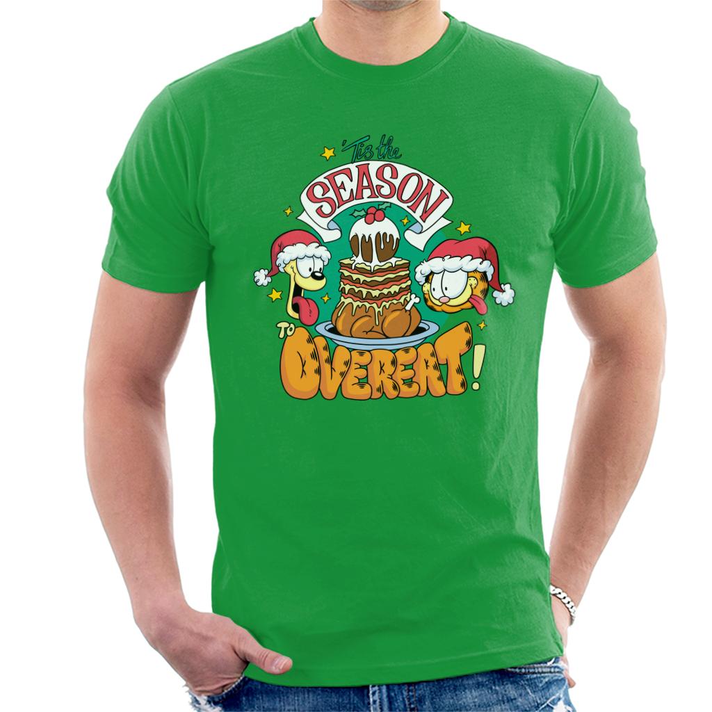 Garfield Christmas Tis The Season To Overeat Men's T-Shirt product image 6